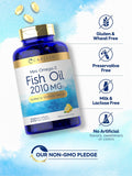 Carlyle Mini Omega 3 Fish Oil 220g with natural lemon flavour capsules