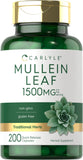 Carlyle Mullein Leaf Capsules 120g front view