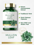 Carlyle Mullein Leaf Capsules bottle with label