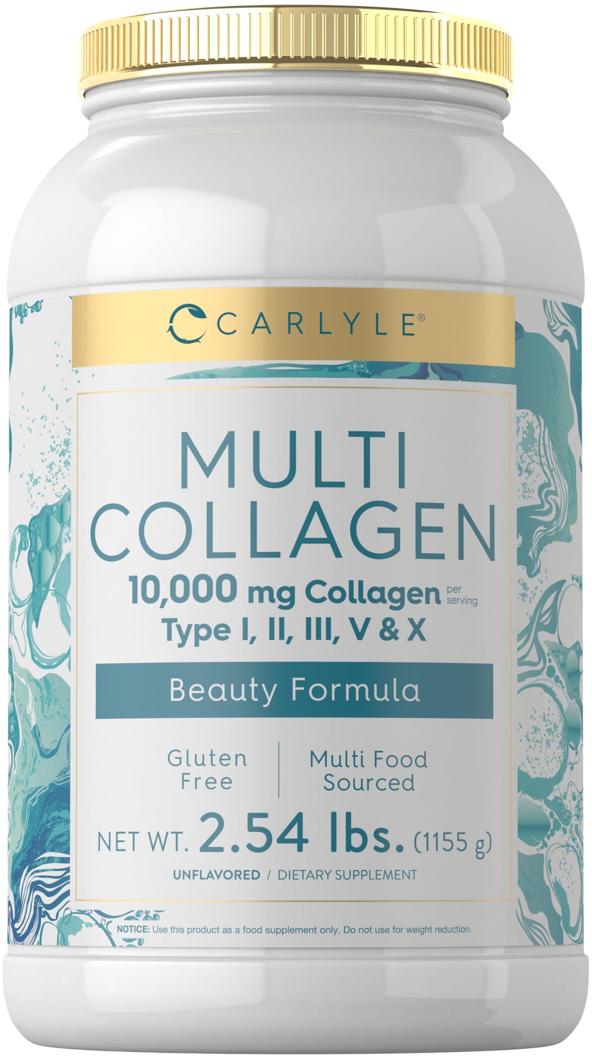 Carlyle Multi Collagen Powder 1338g front view