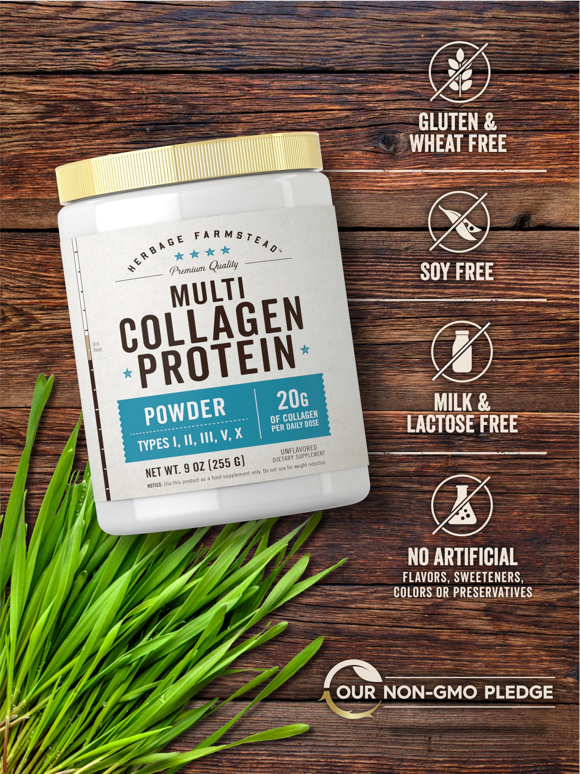 Carlyle Multi Collagen Protein Powder mixed in a drink