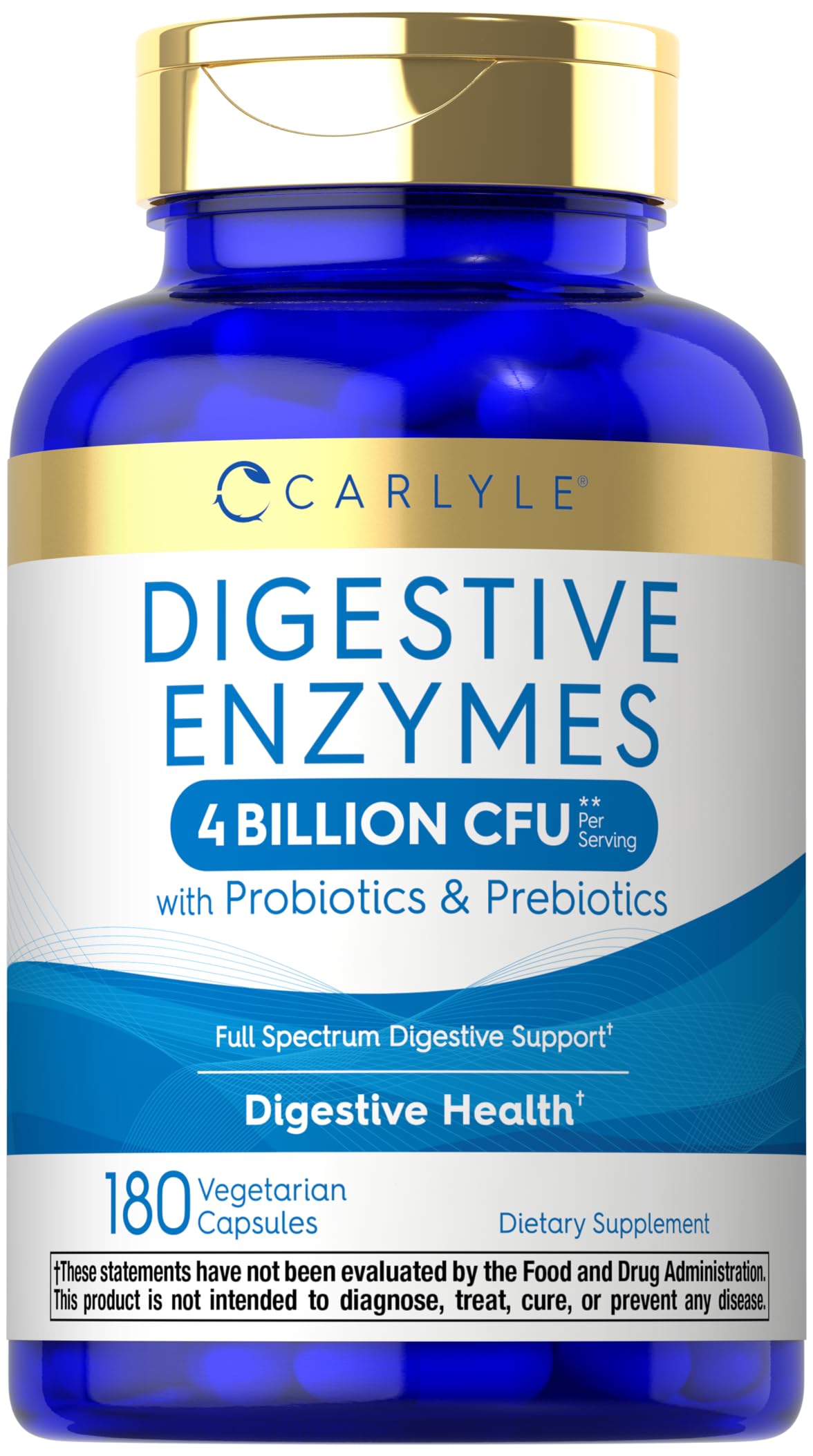 Carlyle Multi-Enzymes 120 Capsules front view