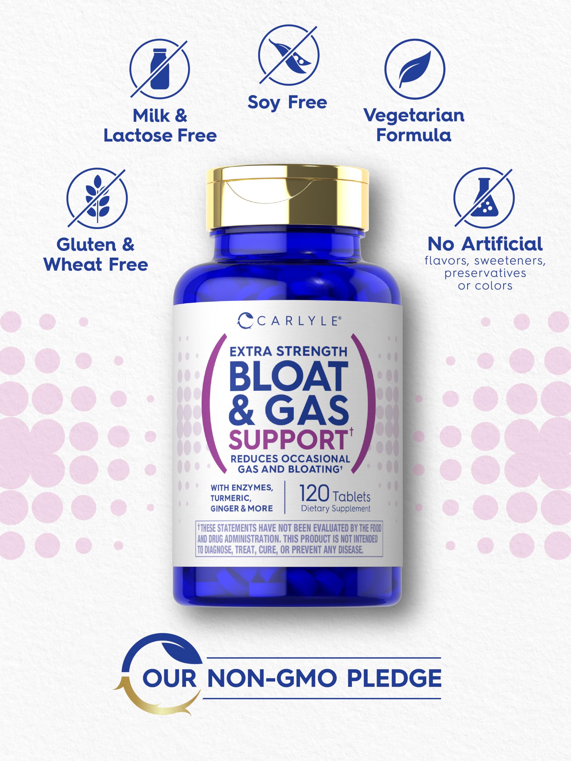 Carlyle Multi-Enzymes Vegetarian Tablets in a lifestyle setting