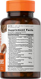 Carlyle Mushroom Blend Supplement back view showing ingredients