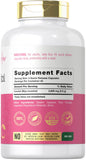 Carlyle Myo-Inositol 2600mg supplement capsule bottle side view