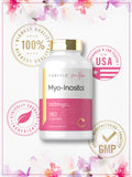 Carlyle Myo-Inositol capsule bottle with lifestyle background