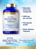 Carlyle MYO-INOSITOL Capsules 2600mg bottle with label