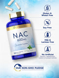 Carlyle N-Acetyl Cysteine 600mg capsules with natural peppermint flavour