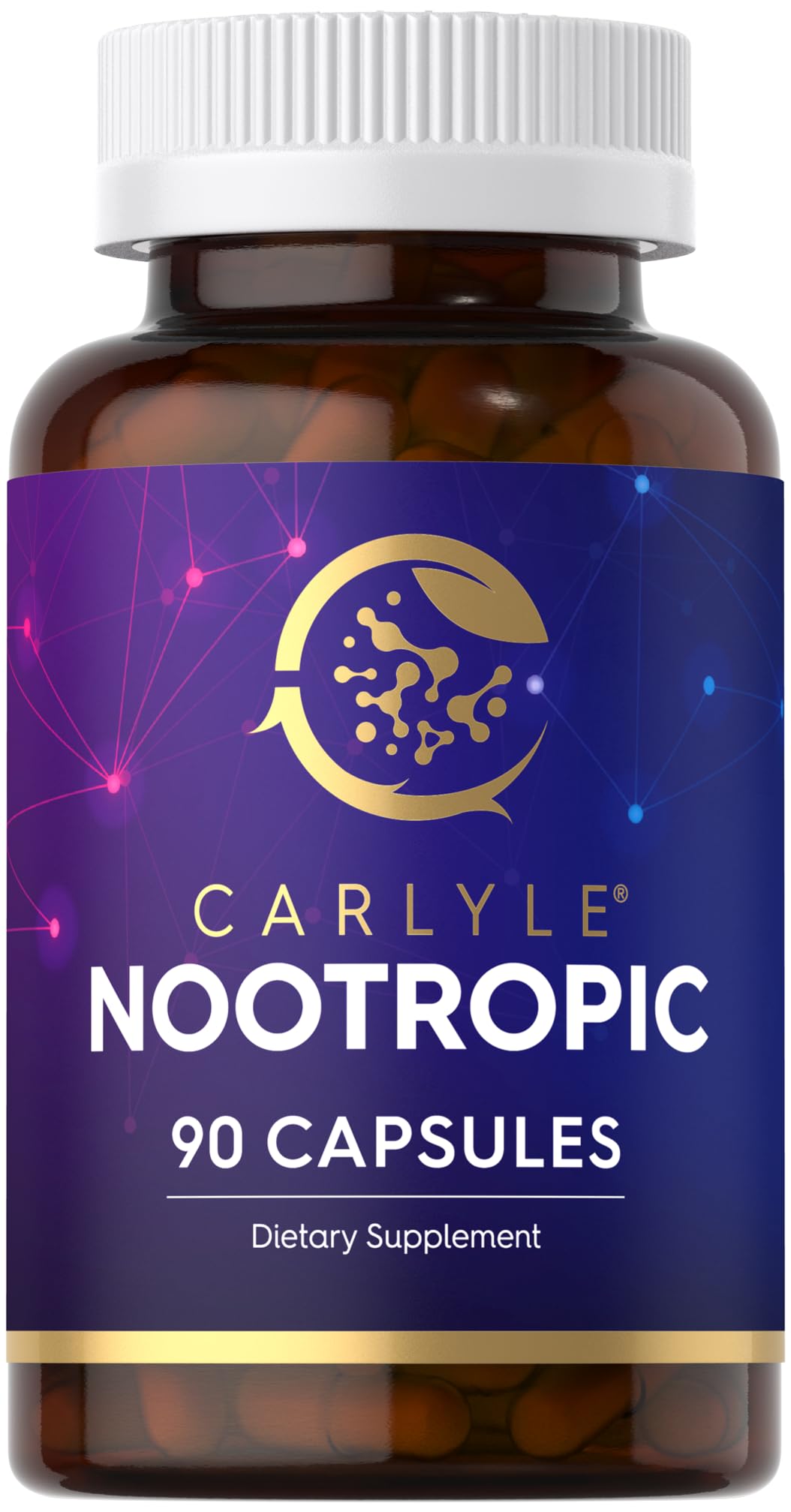 Carlyle Nootropic Supplement Capsules front view packaging