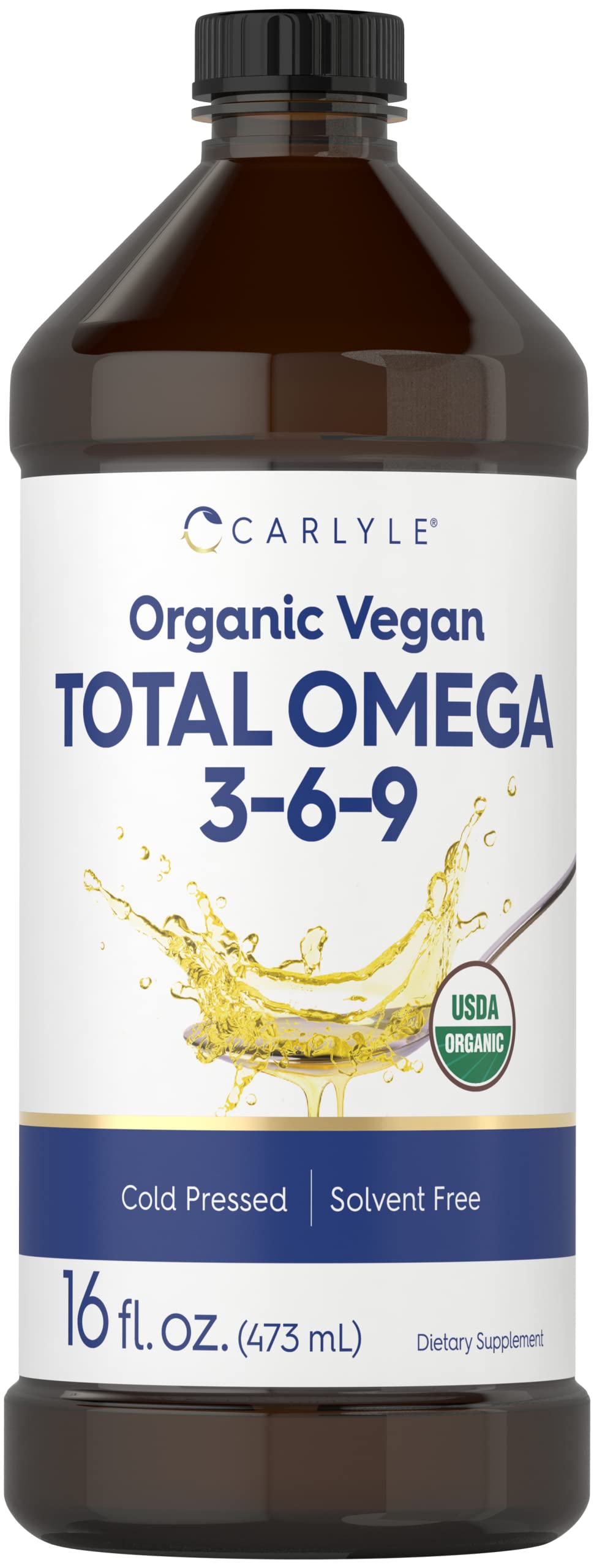 Carlyle Omega 3-6-9 Flaxseed Oil 473g front view