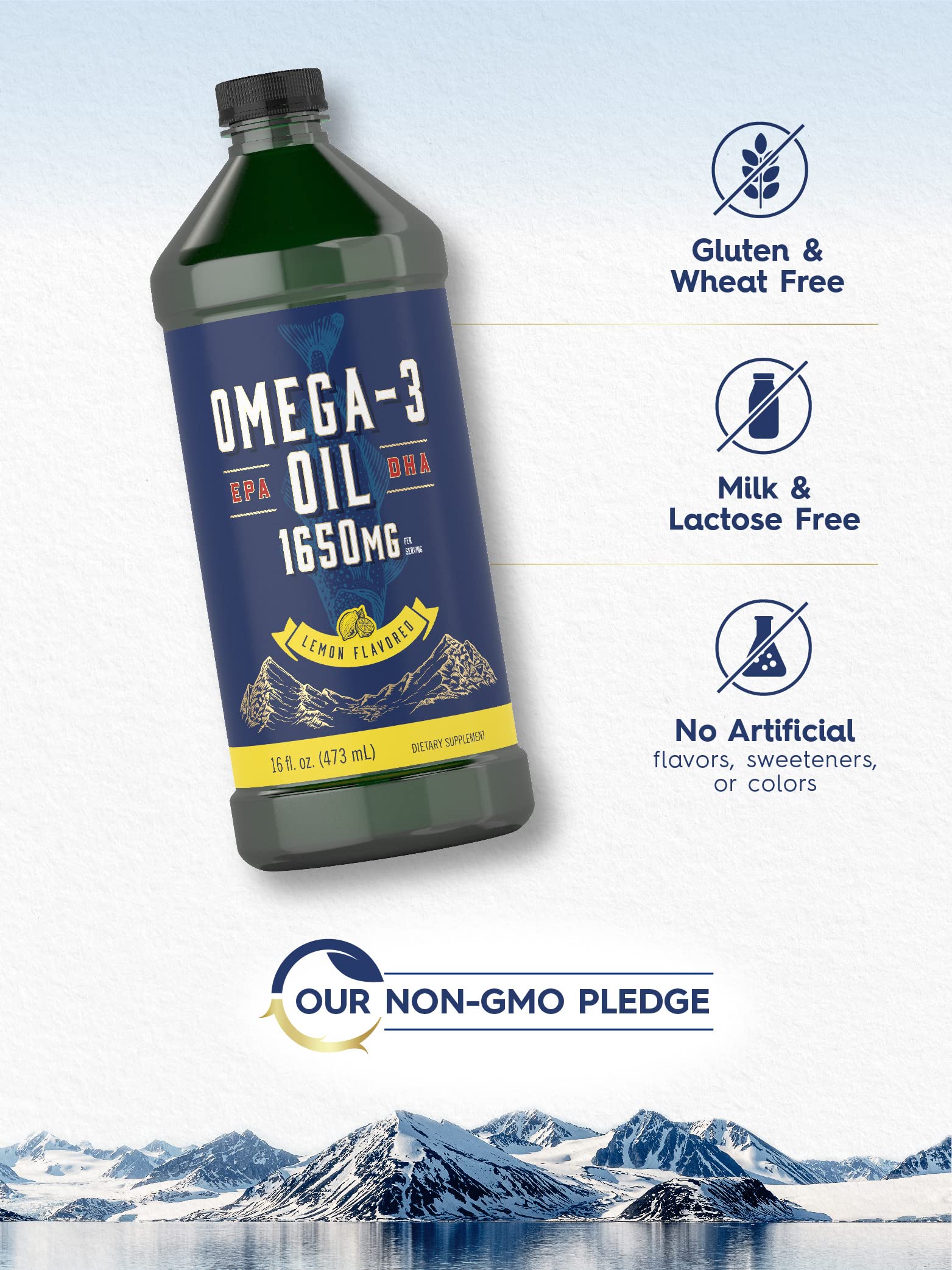 Carlyle Omega-3 Fish Oil Liquid nutritional information