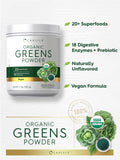 Carlyle Organic Greens Powder 608g scoop with powder