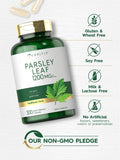 Carlyle Parsley Leaf bottle with capsule count