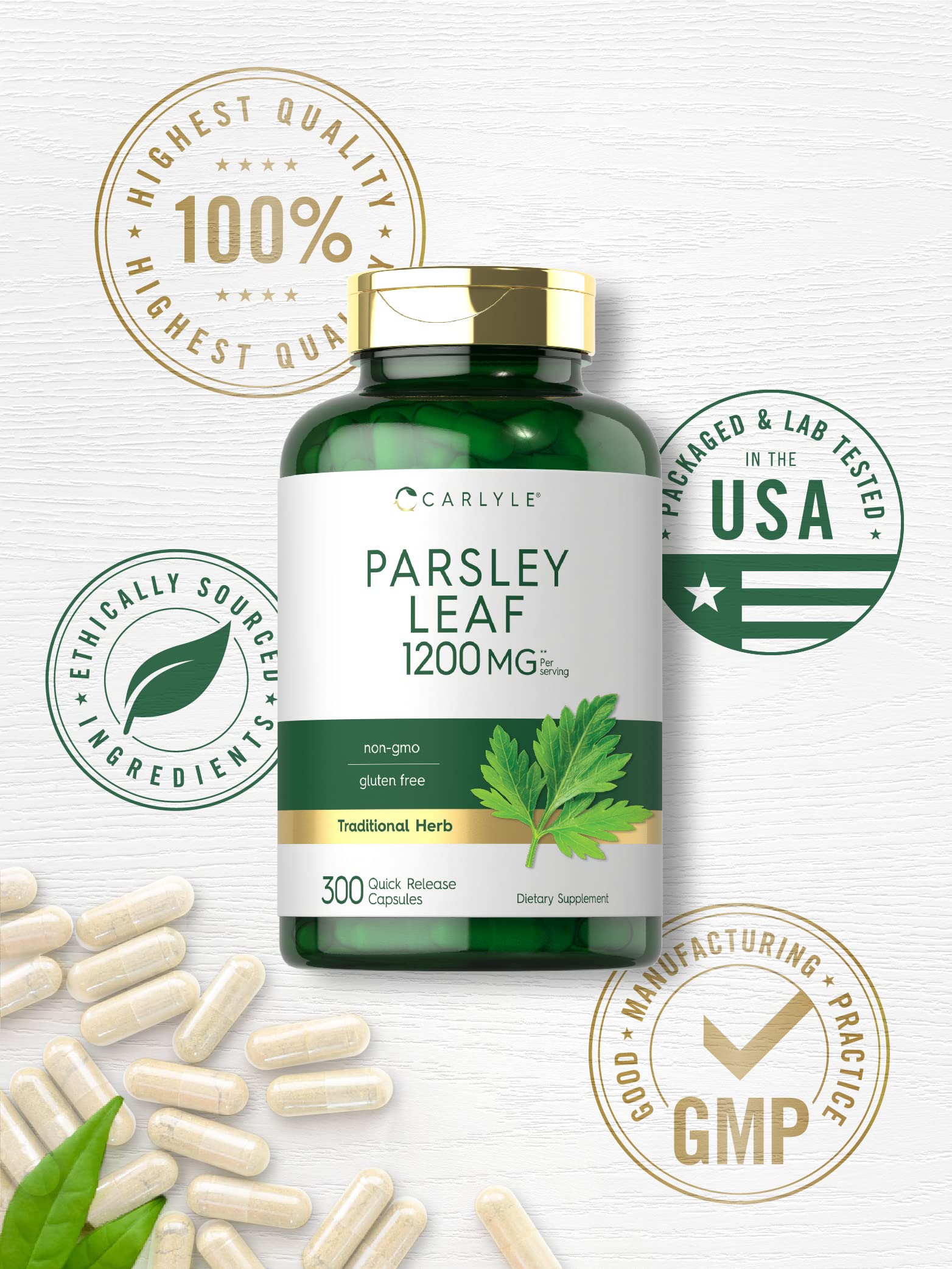 Carlyle Parsley Leaf supplement ingredients list