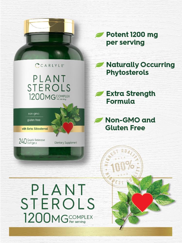 Carlyle Phytosterols Complex softgel capsule close-up