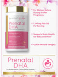 Carlyle Prenatal DHA 1190mg Fish Oil Capsules dosage information