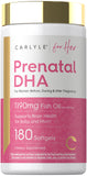 Carlyle Prenatal DHA 1190mg Fish Oil Capsules front view