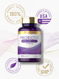 Carlyle Probiotic-14 Blend capsules in a hand