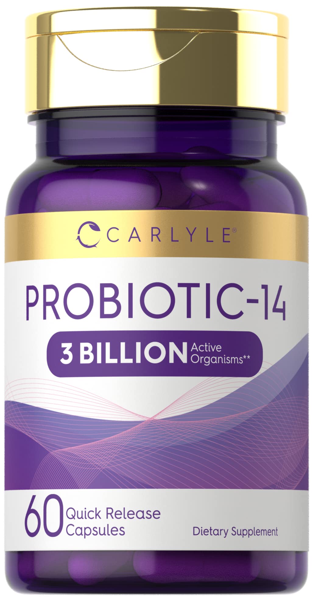 Carlyle Probiotic-14 Capsules 60 count front view