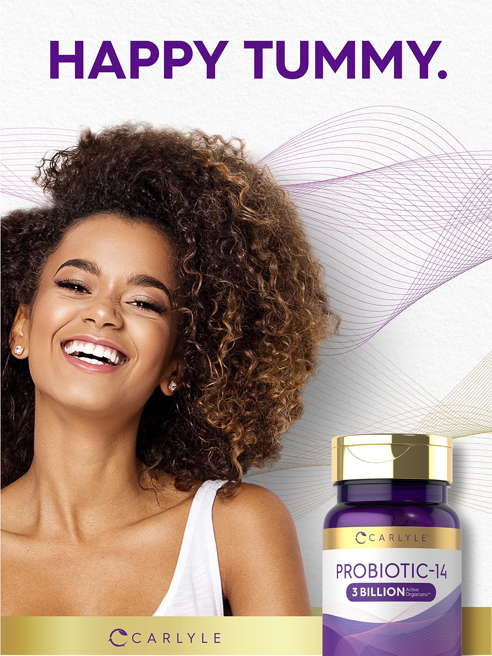 Carlyle Probiotic-14 Capsules in lifestyle setting