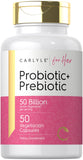 Carlyle Probiotic for Her 50 Billion CFU capsules front view