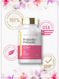 Carlyle Probiotic for Her ingredients list on packaging