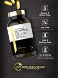 Carlyle Pumpkin Seed Oil Softgels 3000mg close-up of softgels