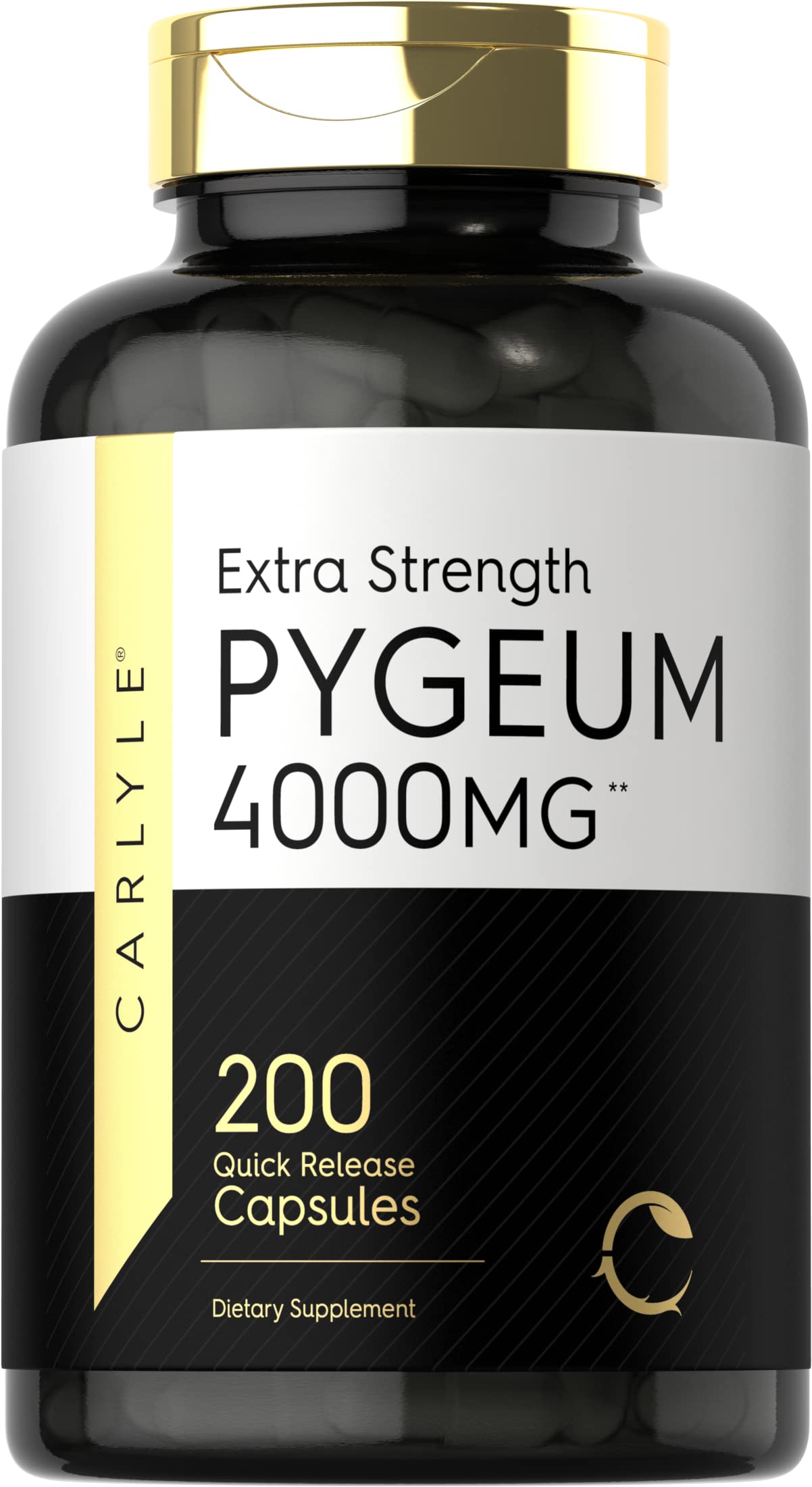 Carlyle Pygeum Bark Capsules 1000mg bottle front view