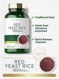 Carlyle Red Yeast Rice 1800mg capsule close-up of capsules