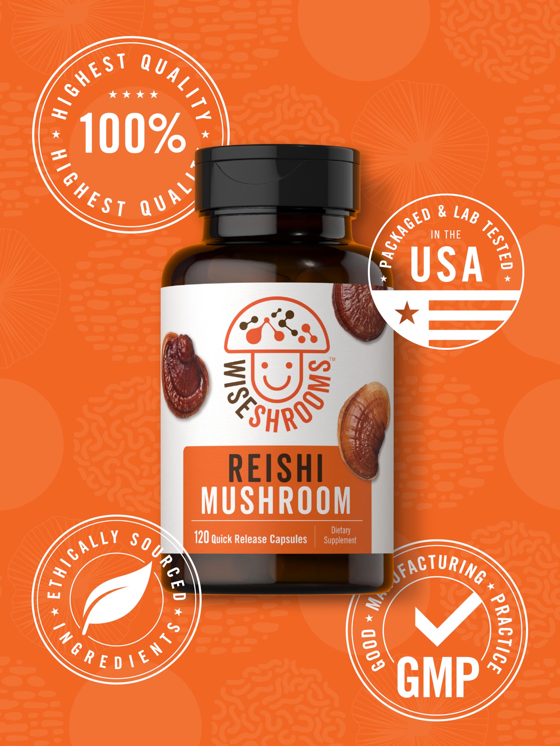 Carlyle Reishi Mushroom Supplement 120g ingredients list