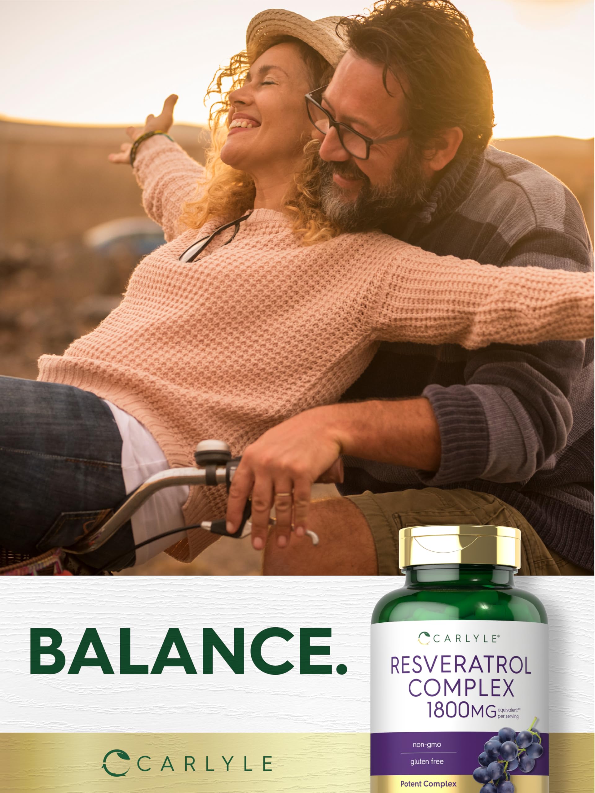 Carlyle Resveratrol Ultra Complex capsules close-up