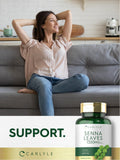 Carlyle Senna Leaf Capsules 1350mg nutrition facts