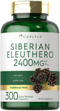 Carlyle Siberian Ginseng Eleuthero Capsules front view