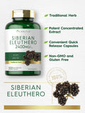 Carlyle Siberian Ginseng Eleuthero Capsules packaging details