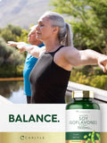 Carlyle Soy Isoflavones Extract Capsules with measuring spoon