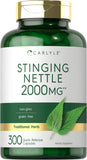 Carlyle Stinging Nettle Herbal Supplement 100 Capsules front view