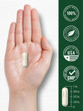Carlyle Sulforaphane capsules on wooden table