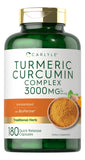 Carlyle Turmeric Curcumin Capsules 200g front view