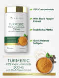 Carlyle Turmeric Curcumin Softgels in a lifestyle setting