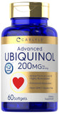 Carlyle Ubiquinol CoQ10 200mg Softgels front view