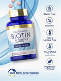 Carlyle Ultra Biotin fast-dissolve tablet close-up