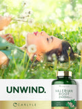 Carlyle Valerian Root capsules in hand