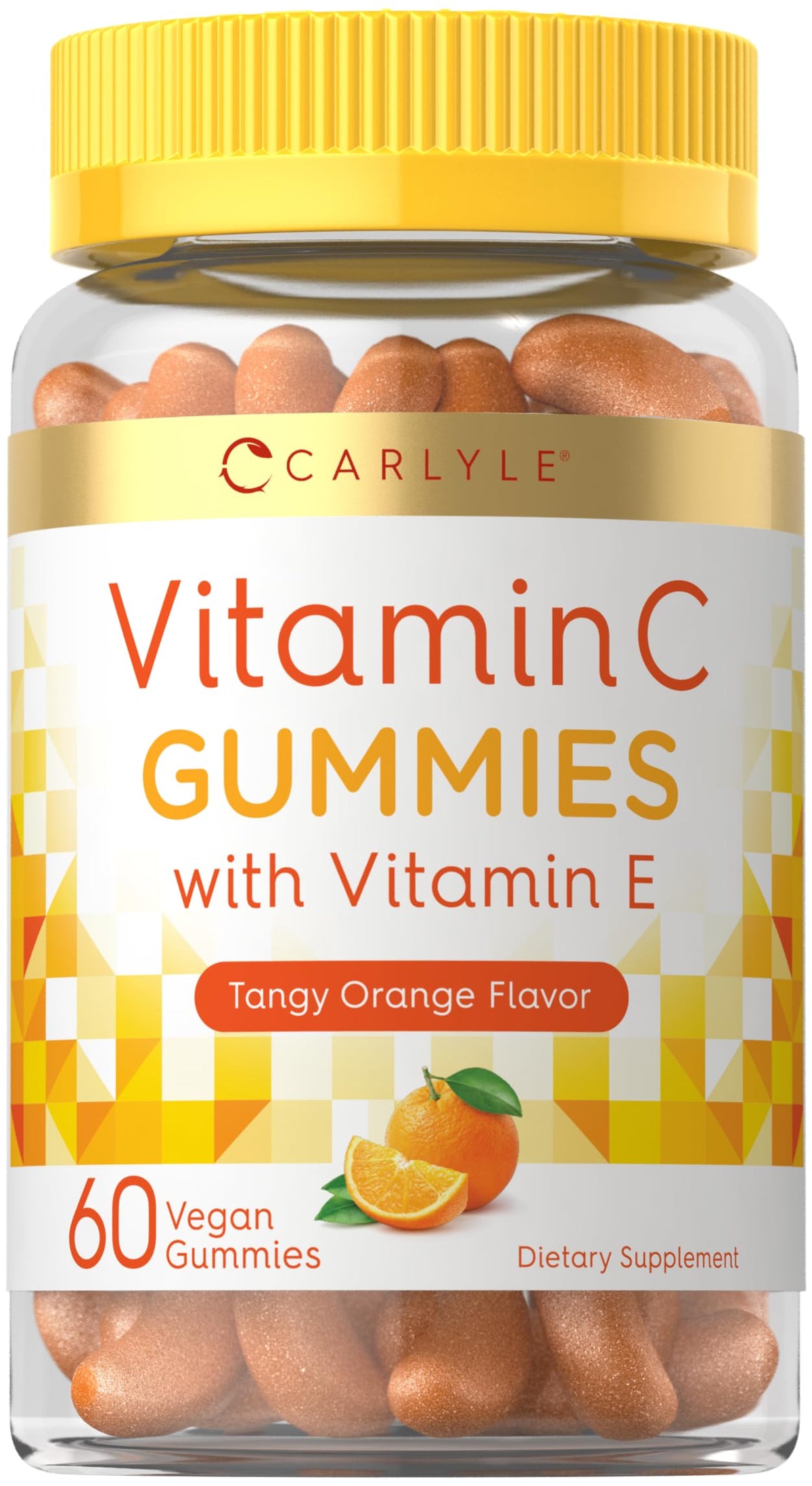 Carlyle Vitamin C + E Vegan Gummies 240g front view