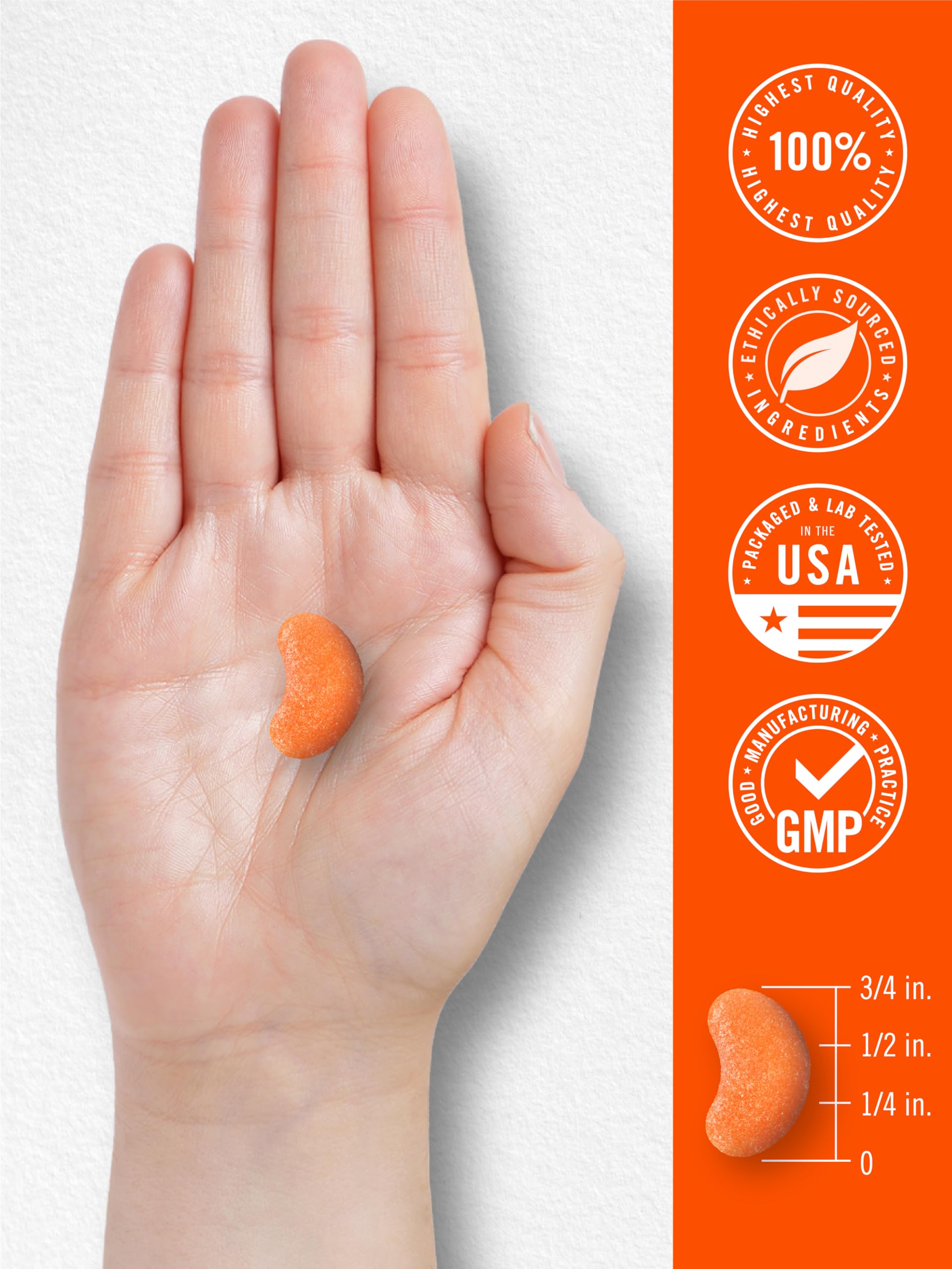 Carlyle Vitamin C + E Vegan Gummies nutritional information