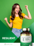 Carlyle Vitamin E 1000 IU Softgels in hand