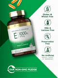Carlyle Vitamin E 1000 IU Softgels label details