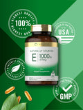 Carlyle Vitamin E 1000 IU Softgels with ingredients list
