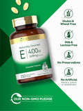 Carlyle Vitamin E 400 IU Softgels in packaging