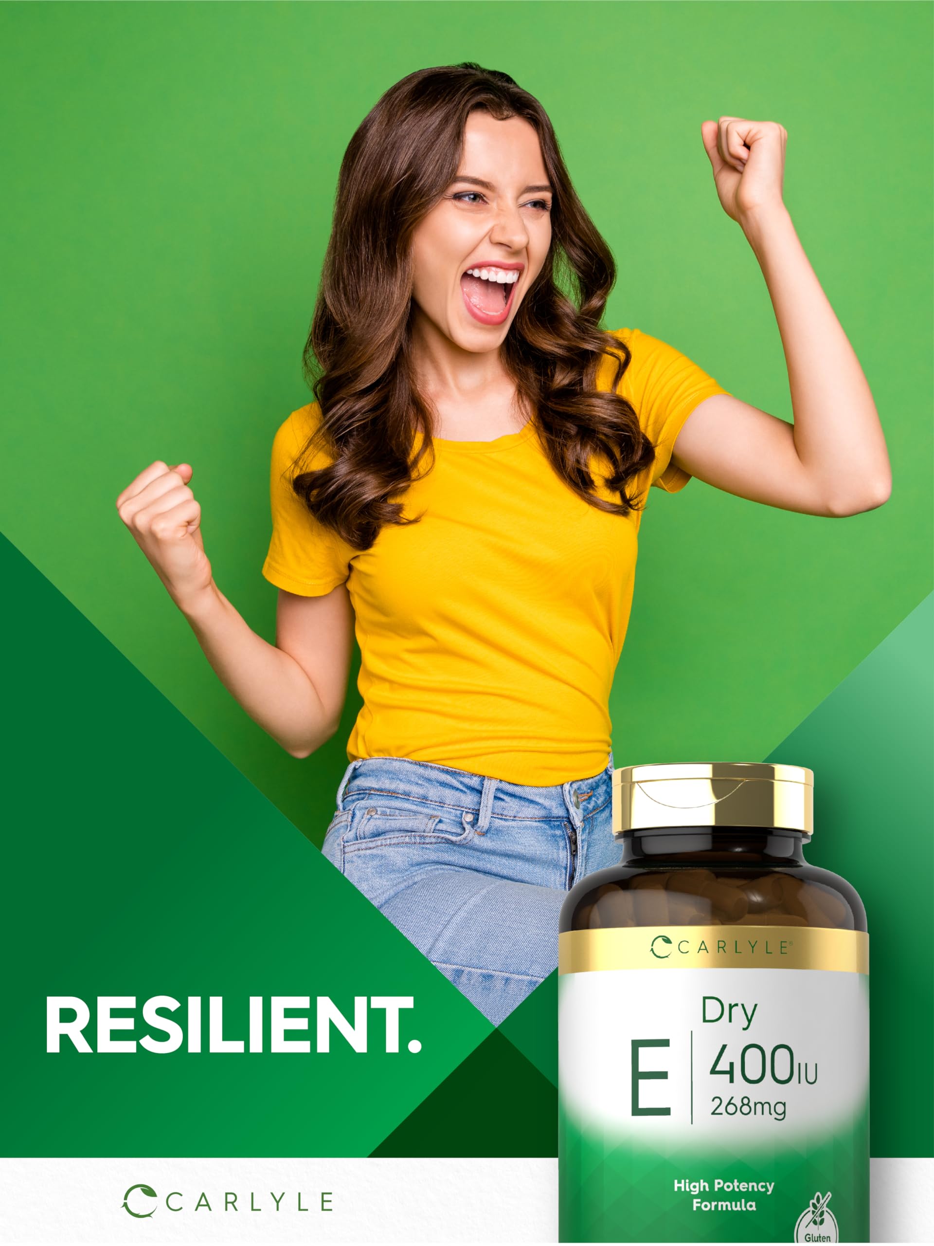 Carlyle Vitamin E bottle with cap open