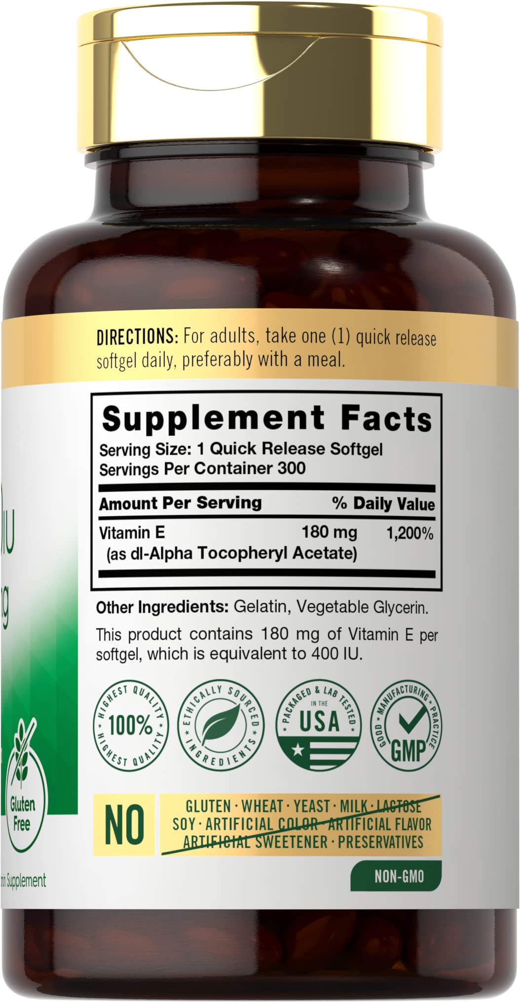 Carlyle Vitamin E softgels packaging